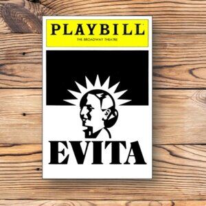 Evita Playbill Broadway Musical Refrigerator Fridge‎ Locker Tool Box Magnet